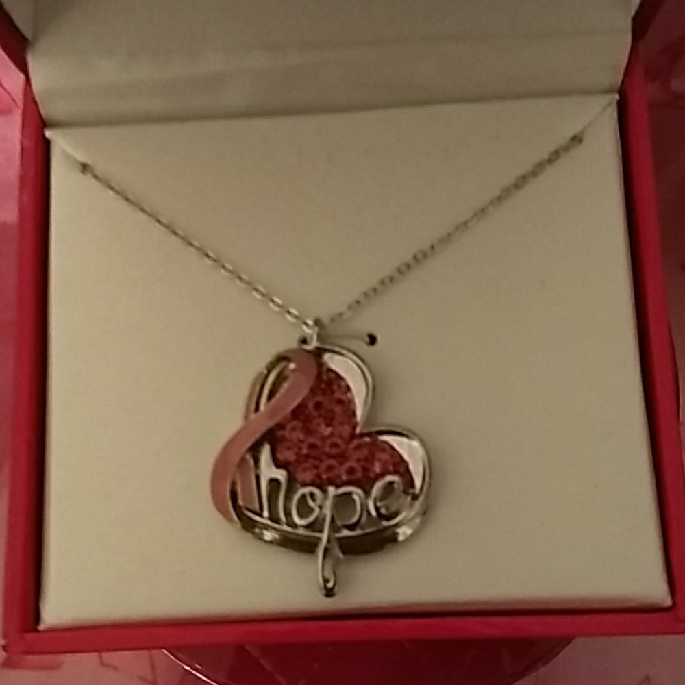 Hope Necklace/ Pink Watch